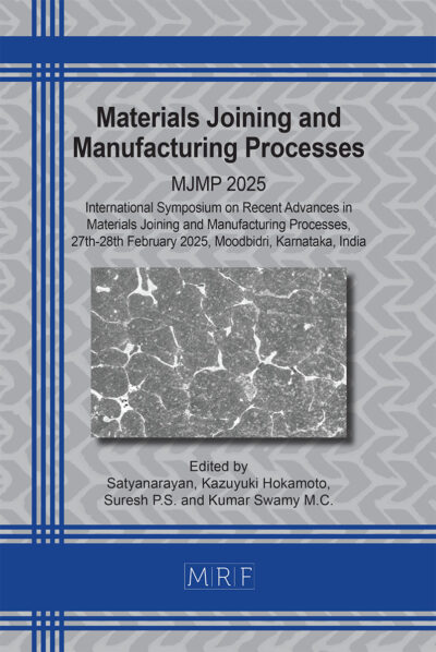 Materials Joining and Manufacturing Processes