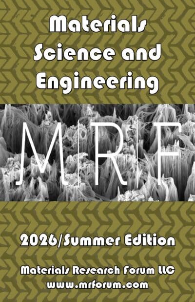 materials science forum LLC USA catalog
