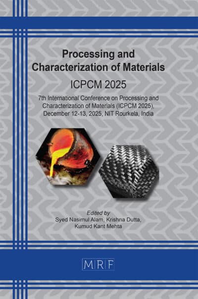 Processing and Characterization of Materials